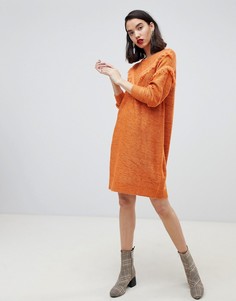 Трикотажное платье с кисточками Vero Moda - Оранжевый