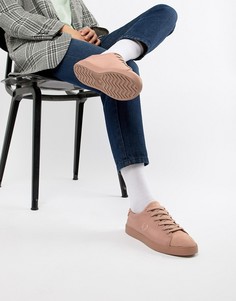 Розовые кроссовки с замшевой отделкой носка Fred Perry lottie - Розовый