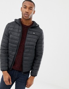 Черная дутая куртка Pull&Bear - Черный