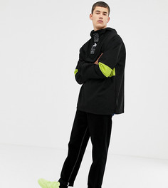 COLLUSION Tall printed windbreaker jacket - Черный