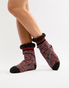 Разноцветные носки Brave Soul - Красный