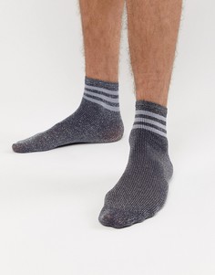 Носки в спортивном стиле с блестками ASOS DESIGN - Серебряный