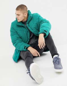 Зеленая дутая oversize-куртка ASOS DESIGN - Зеленый