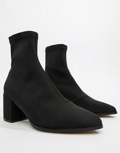 Ботильоны на каблуке ASOS DESIGN Rally - Черный