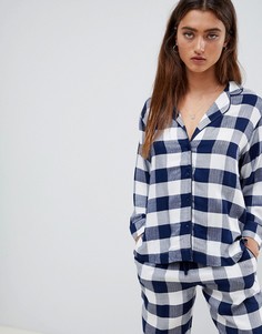Рубашка в клетку ASOS DESIGN - Выбирай и комбинируй - Темно-синий
