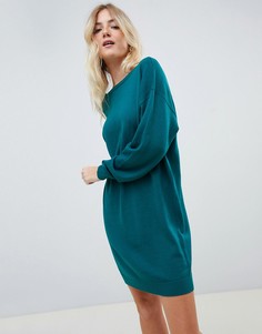 Платье-джемпер ASOS DESIGN - Зеленый