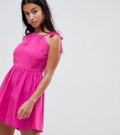 Платье с завязками на плечах Vero Moda Petite - Розовый