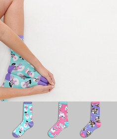 Подарочный набор с 3 парами носков Chelsea Peers - Мульти