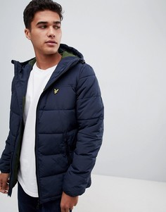 Темно-синяя дутая куртка Lyle & Scott - Темно-синий