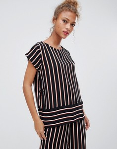 Blend She Nora stripe top - Черный