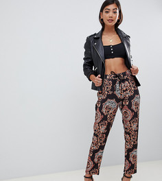 Джоггеры с принтом цепочек ASOS DESIGN Petite - Мульти