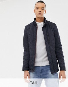 Ted Baker Tall quilted harrington in navy - Темно-синий