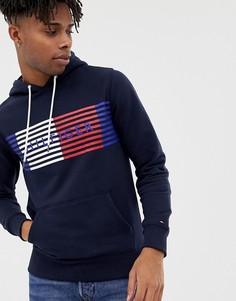Худи с логотипом Tommy Hilfiger - Темно-синий