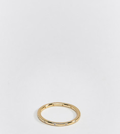 Shashi 18k gold plated diamante band ring - Золотой