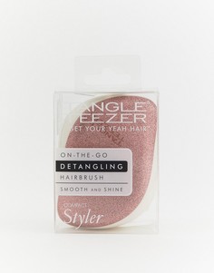 Компактная золотистая щетка для волос Tangle Teezer - Бесцветный