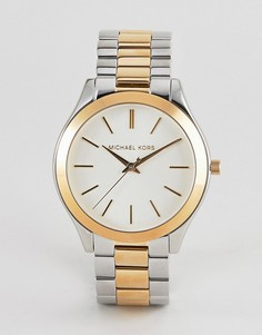 Женские двухцветные часы Michael Kors MK3198 Runway - Мульти