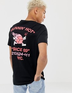 Футболка с принтом ASOS DESIGN - Черный