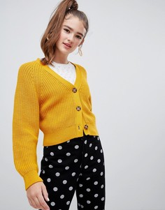 Кардиган горчичного цвета Monki - Желтый