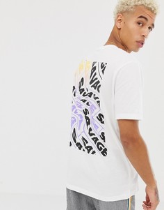 Свободная футболка с принтом ASOS DESIGN - Белый