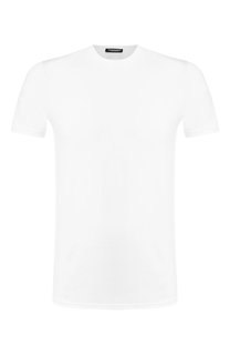 Хлопковая футболка с круглым вырезом Dsquared2