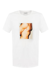 Хлопковая футболка с принтом Calvin Klein Underwear