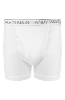 Хлопковые боксеры с широкой резинкой Calvin Klein Underwear
