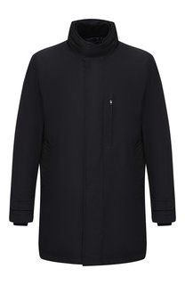 Пуховая куртка на молнии с воротником-стойкой Moncler