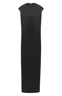 Однотонное платье-макси на молнии Rick Owens