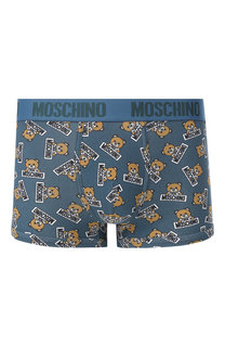 Хлопковые боксеры с широкой резинкой Moschino