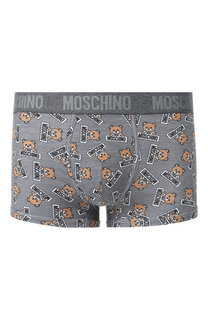 Хлопковые боксеры с широкой резинкой Moschino