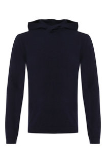Джемпер из смеси шерсти и кашемира с капюшоном Emporio Armani