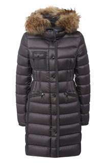 Стеганый пуховик с капюшоном Moncler