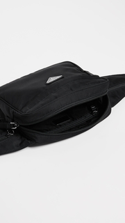 What Goes Around Comes Around Prada Black Nylon Waist Pouch