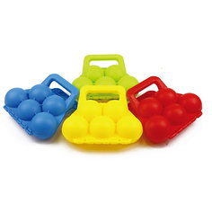 Формочка для лепки снежков 1Toy, 5 ячеек