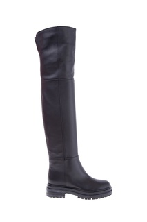 Черные кожаные сапоги Gianvito Rossi