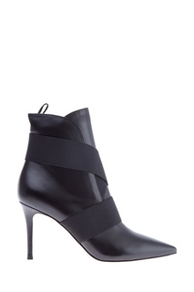Черные ботильоны с отделкой Gianvito Rossi