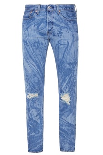 Джинсы 501® Slim Taper с потертостями Levis®