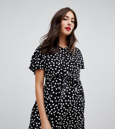 Платье мини с запахом для кормящих мам ASOS DESIGN Maternity - Мульти