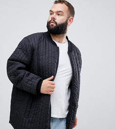 Черная стеганая куртка Replika Plus - Черный