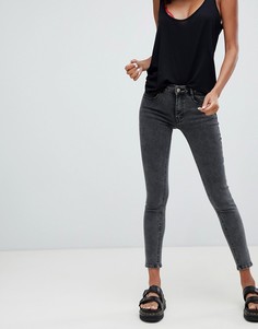 Серые джинсы с заниженной талией Pull&Вear - Серый Pull&Bear