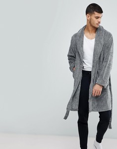 Флисовый халат Original Penguin - Черный