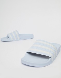 Голубые шлепанцы adidas Originals Adilette B41546 - Синий