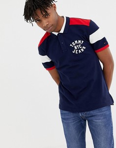 Футболка-поло в полоску Tommy Hilfiger - Черный