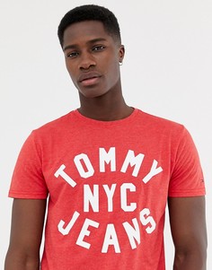 Футболка с логотипом Tommy Hilfiger - Красный