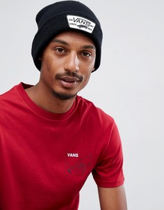 Черная шапка-бини Vans Milford VN000UOUBLK1 - Черный