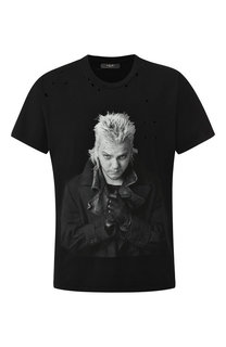 Хлопковая футболка с принтом Amiri
