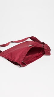 What Goes Around Comes Around Prada Red Nylon Crossbody Bag