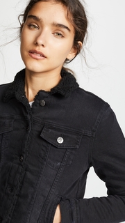 PRPS Sherpa Lined Denim Jacket