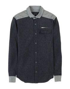 Джинсовая рубашка Armani Exchange