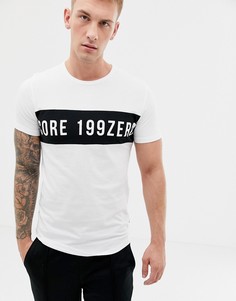 Футболка в стиле колор блок Jack and Jones - Белый